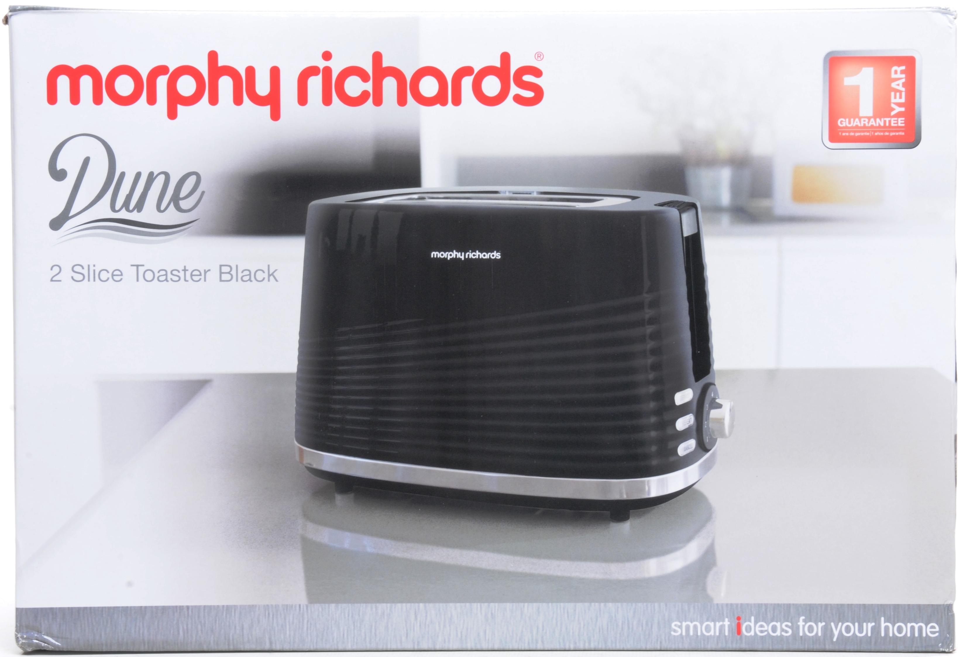 Morphy Richards Dune 2 Slice Toaster Black Dike & Son